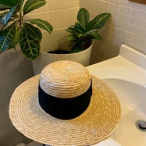 Vintage A New Day Straw Hat